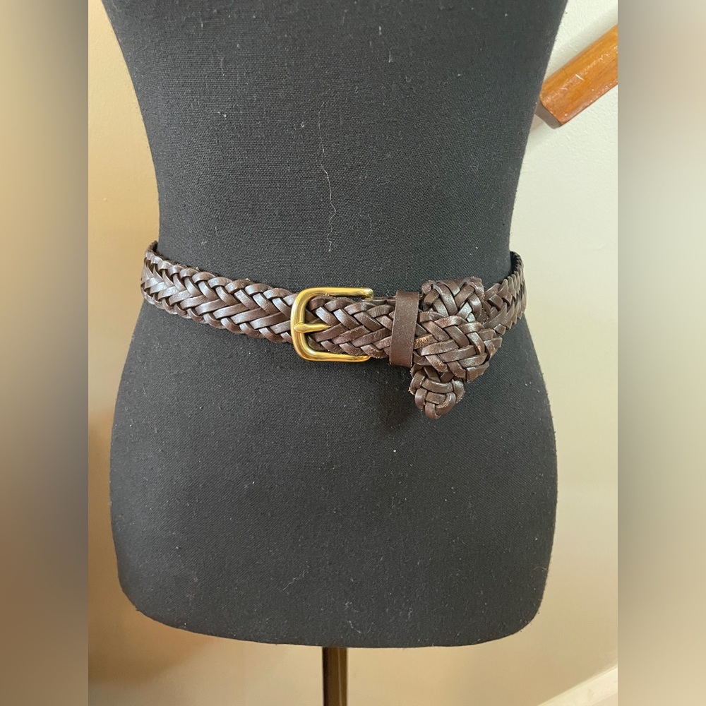 Vineyard Vines Braided Leather Belt NWOT